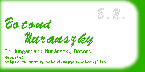 botond muranszky business card