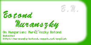 botond muranszky business card